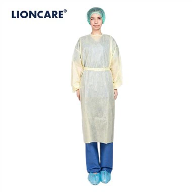 LIONCARE® لیمینیٹڈ پولی پروپیلین سرجیکل گاؤن